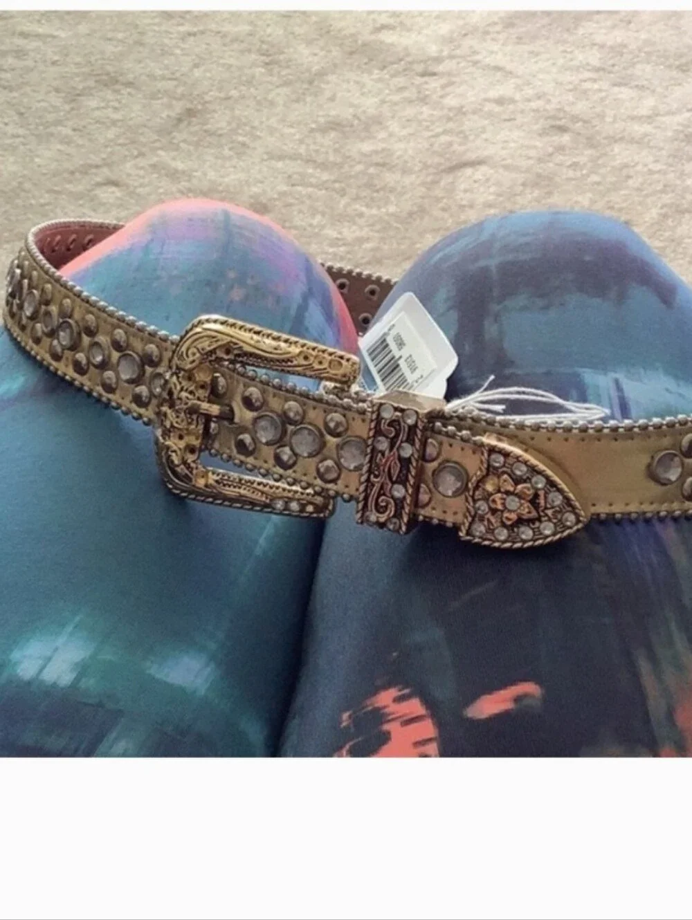 Gold Belt With Stones SM30